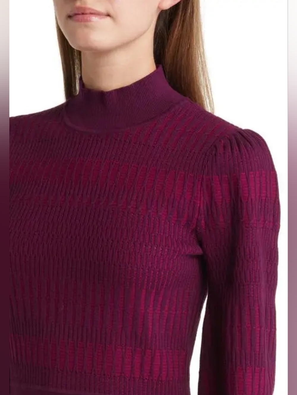 NWT ELIZA J | $148 Jacquard Sweater Dress - Picture 4 of 5